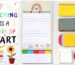Close-up of a TecquorA Teacher Sticky Notes set with various pads featuring school and teacher themed designs.