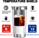 YXOTJHS Chaos Coordinator 20 oz stainless steel tumbler with lid, ideal for hot or cold beverages.